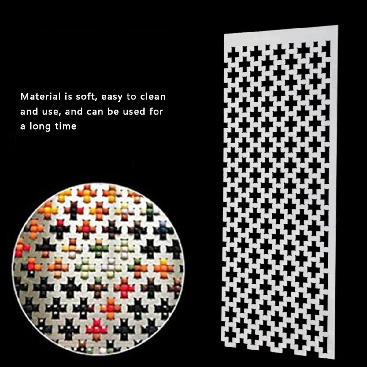 Dailygoods- Liniaal Roestvrij Staal - Diamantschilderliniaal - Kunstgereedschap - DIY Accessoires - Schone/duidelijke resultaten - Afmetingen 15,8 x 7,2 cm - Tekenliniaal