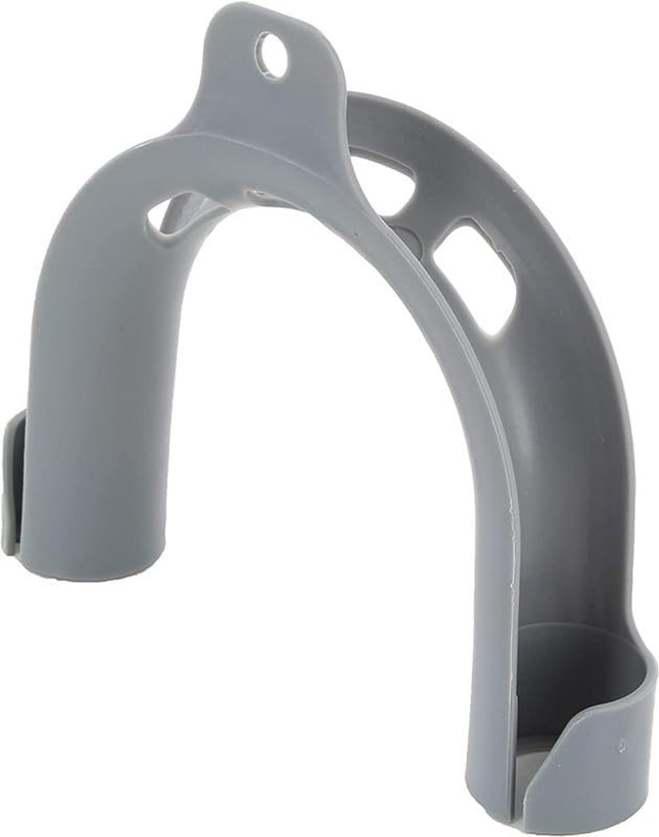 Dailygoods- Ophangbeugel 180° - Universeel voor afvoerslang - PVC-boog - Geschikt voor Vaatwasser/Wasmachine - Condenswaterslang - Compatibel met diverse merken - Afvoerslangbeugel