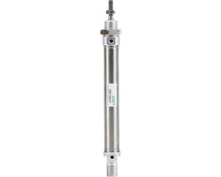 Pneumatische Cilinder - Lucht Cilinder - Industriële Automatisering - Roestvrij Staal - 160mm Slaglengte - Metaal