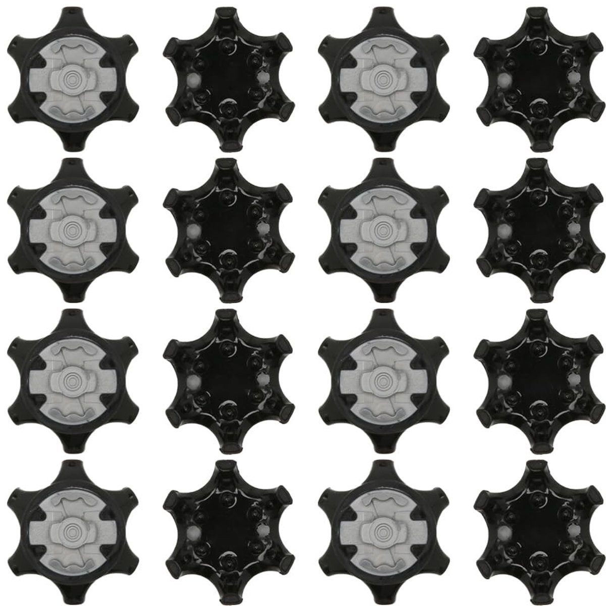 16-delige set golf spikes - Eenvoudige installatiekit voor