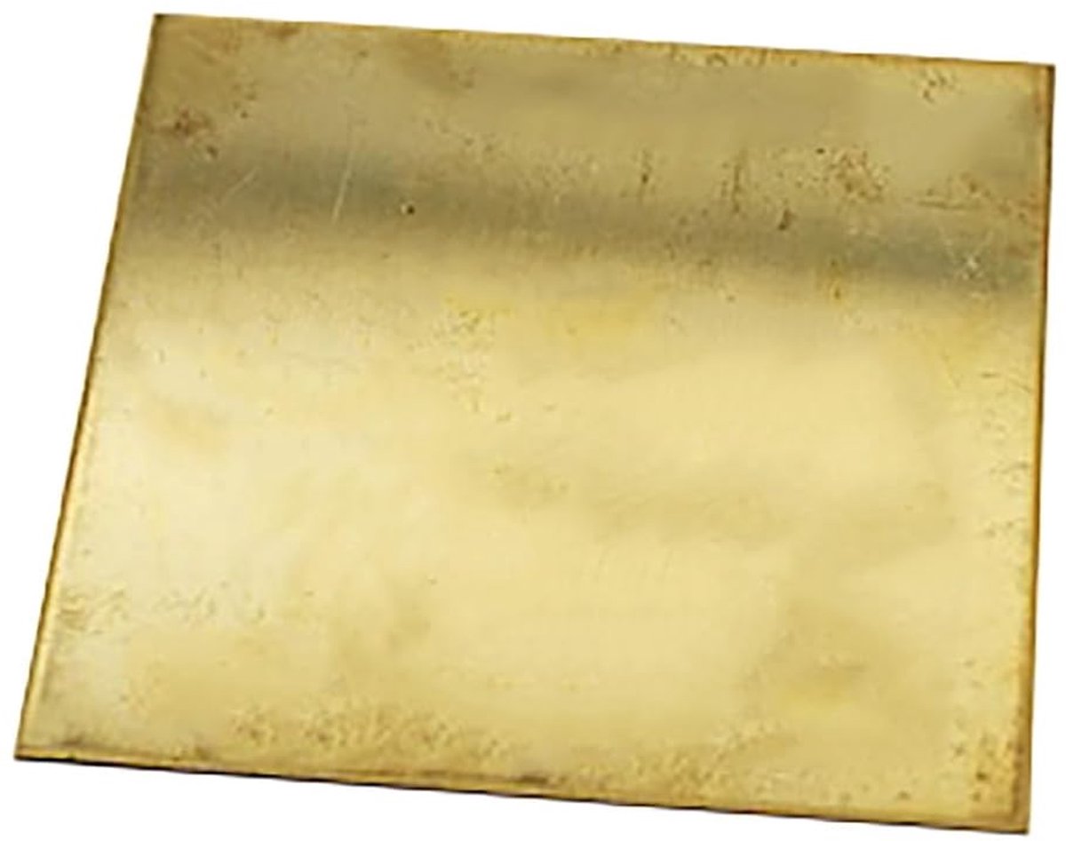 Messing Platen - Koperen Plaatjes - Graveren en Knutselen - H62 Legering - 2 mm dik - One Color