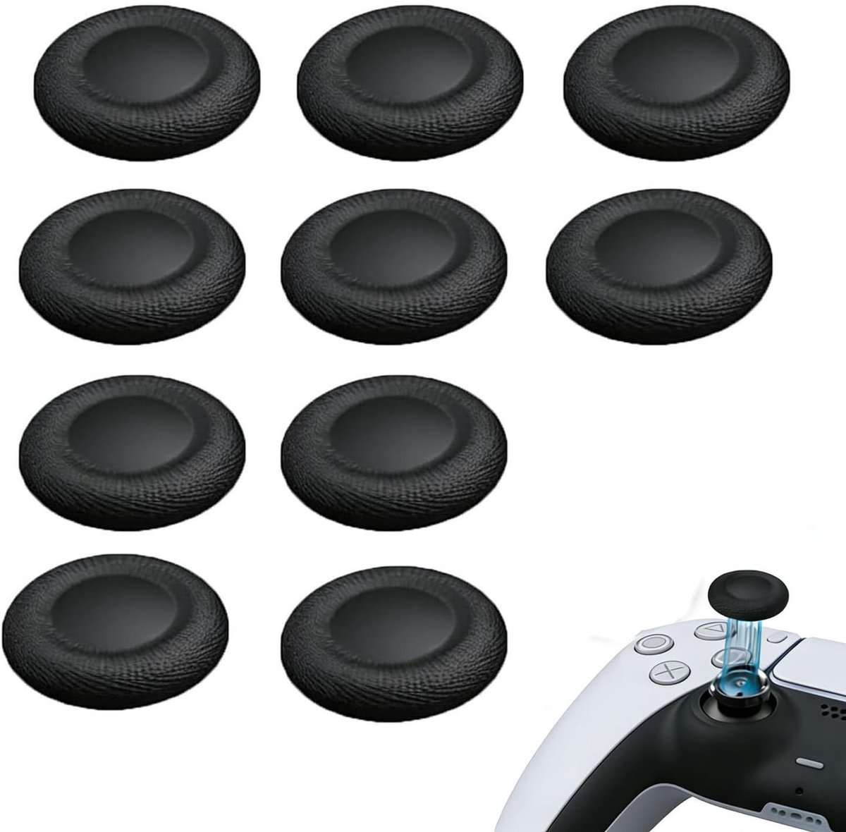SolidKeus - Siliconen Joystick Bescherming voor PS5/PS4 Controller