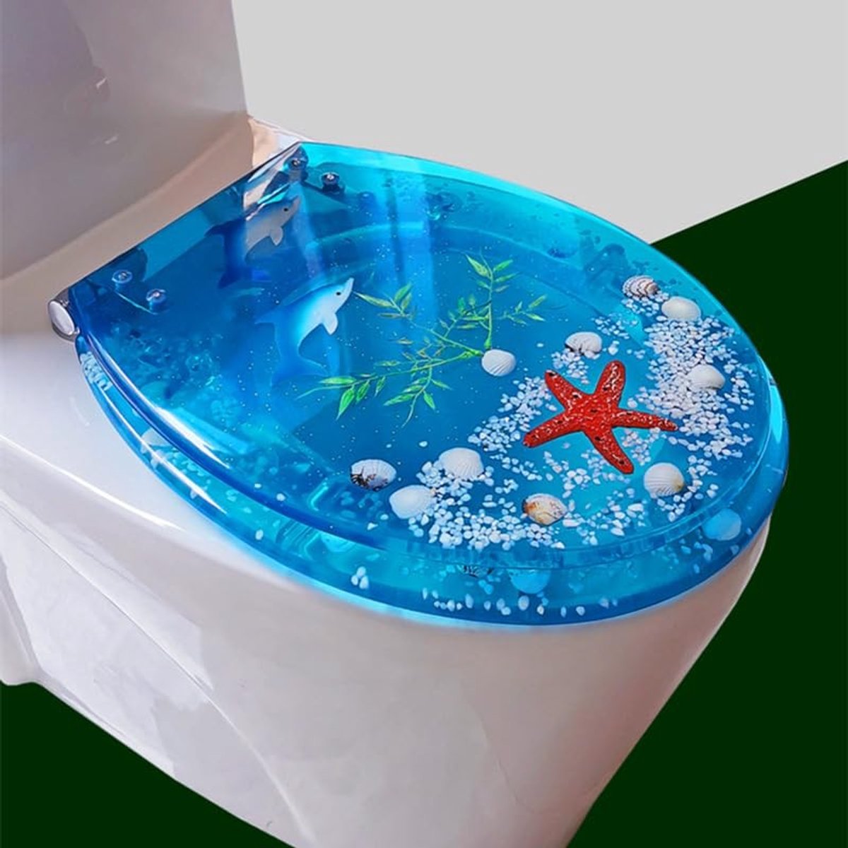 SolidKeus - Transparante Toiletbril van Kunststof met Snelle Montage
