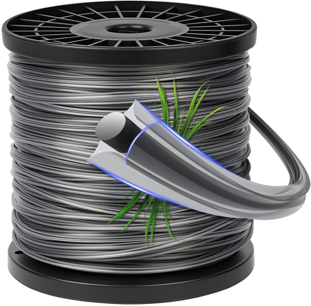 SolidKeus - Professionele Nylon Maaidraad voor Tuin en Gazon, 100 m