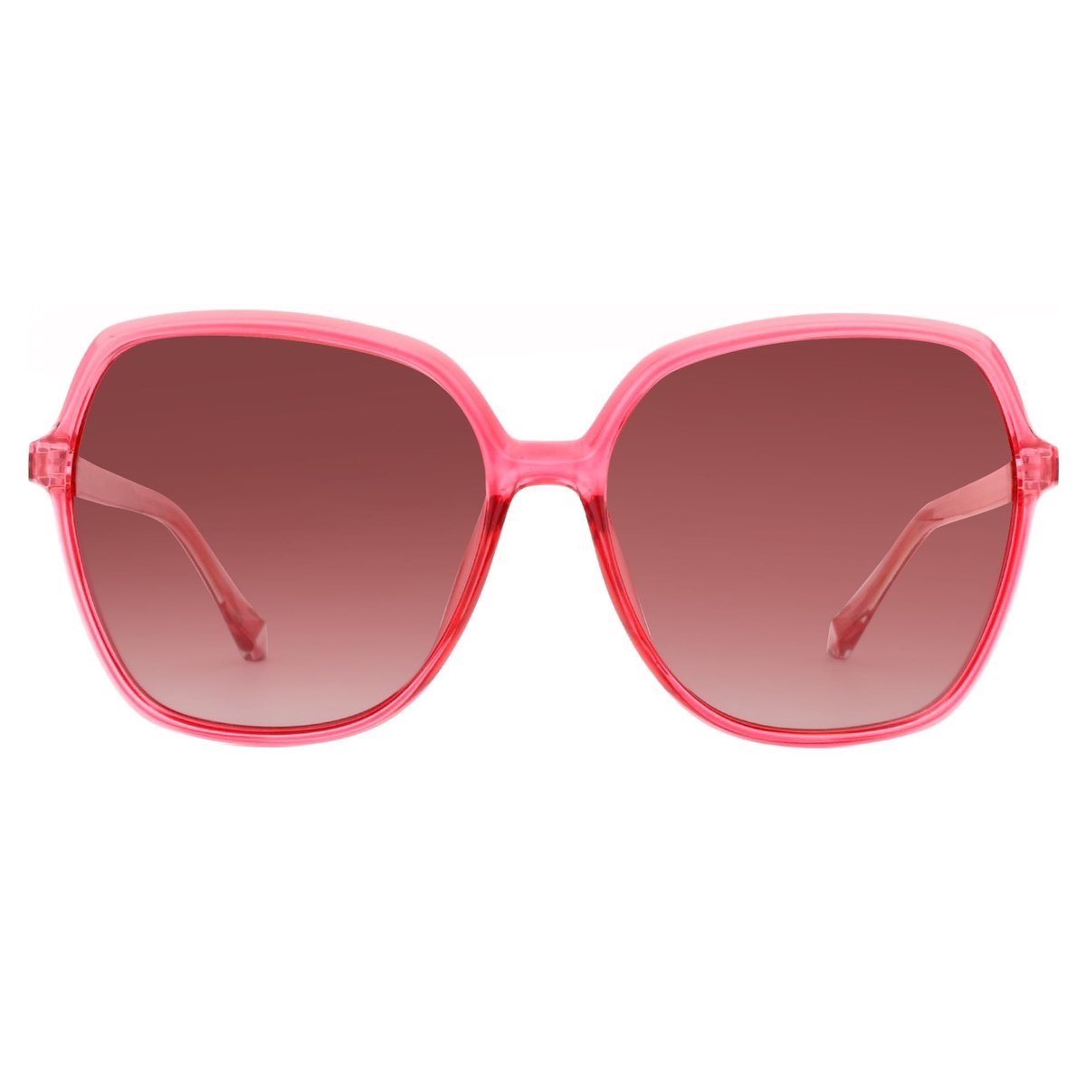 SolidKeus - Vintage Oversized Vierkante Zonnebril voor Dames met UV400 Bescherming