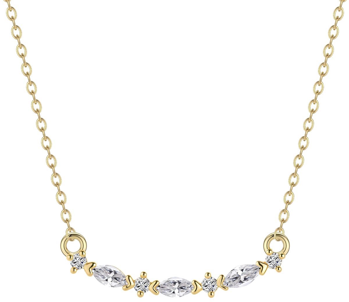 SolidKeus - Eenvoudige Gouden Choker Ketting voor Vrouwen