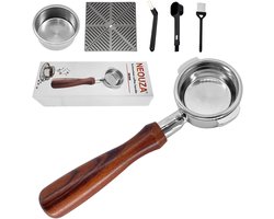SolidKeus - 58mm Onderloze Portafilter Set voor Espresso Machine