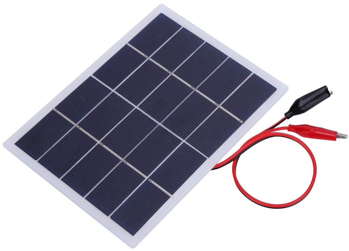 SolidKeus - Draagbaar 3W Zonnepaneel met USB Aansluiting