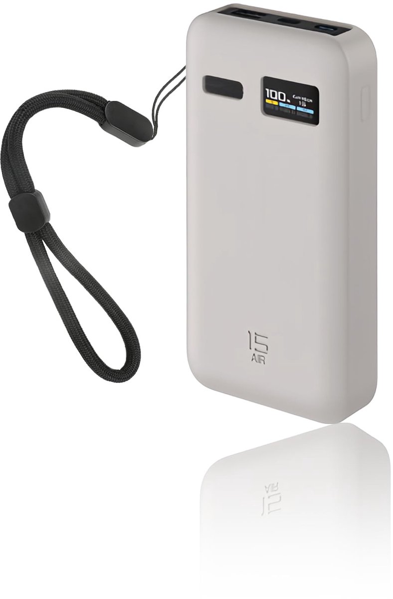 SolidKeus - Silicone Hoes voor Powerbank 15000mAh met Bescherming