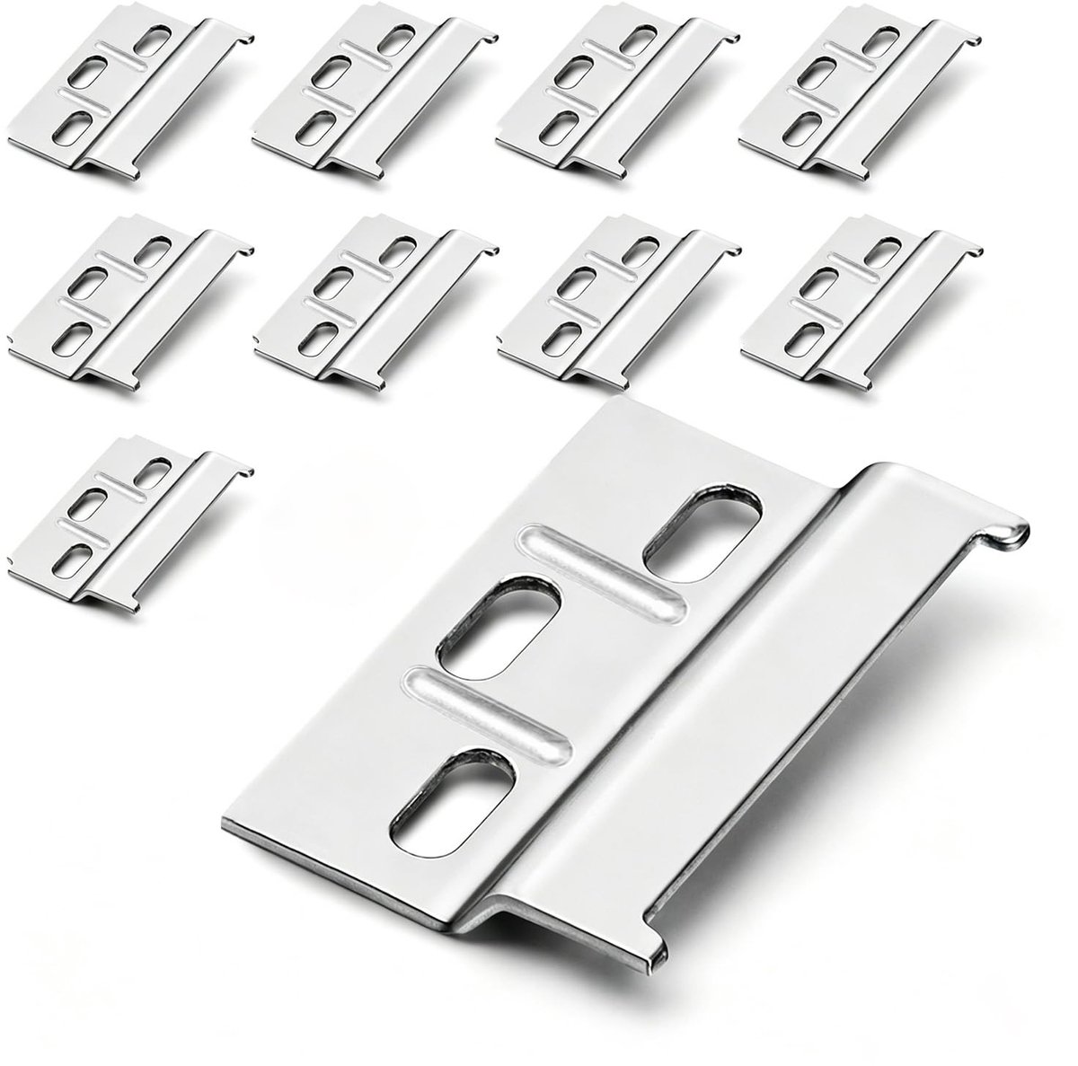 SolidKeus - Set van 10 Metalen Kastophangers 60 mm