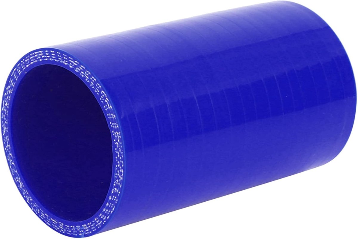 50mm ID blauwe rechte siliconen slang koppeling laadluchtkoeler buis | Binnendiameter 50 mm, lengte 10 cm, hoogwaardige siliconen, bestand tegen hoge temperaturen, voor koelaansluiting