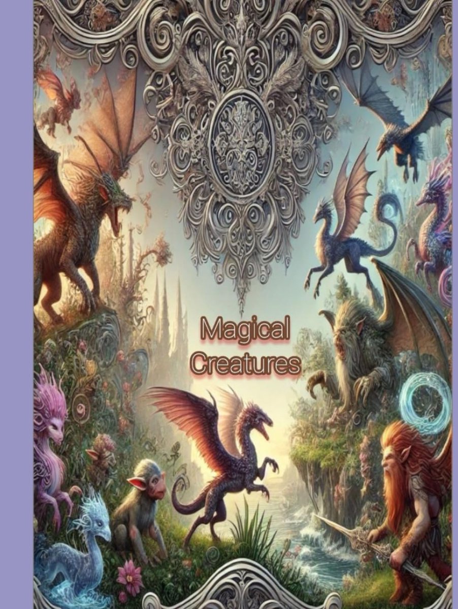 Creatures: Coloring Journey with Trolls, Goblins, Werewolves, Dragons, Phoenixes, Griffins, Orcs, and Mythical Water Being