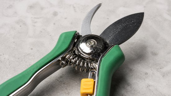 Bloemensnoeischaar 15 cm - RVS krom blad - voor takken tot 18 mm — afbeelding 3