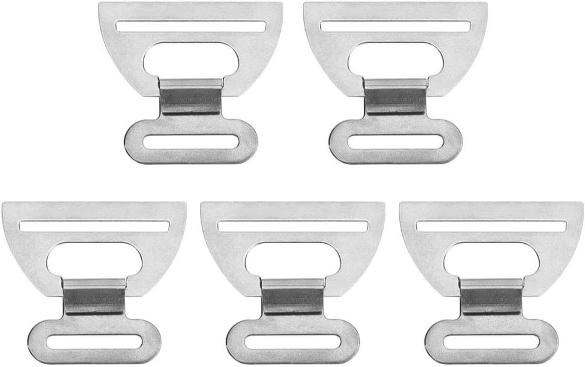 5 Stuks Rugzakhaak, 201 Roestvrijstalen Rugzakhaak, Metalen Stempelonderdelen Riembevestigingen Hardware-accessoire Voor Riemhouder Leathercraft Tas Riemtassen DIY-accessoires