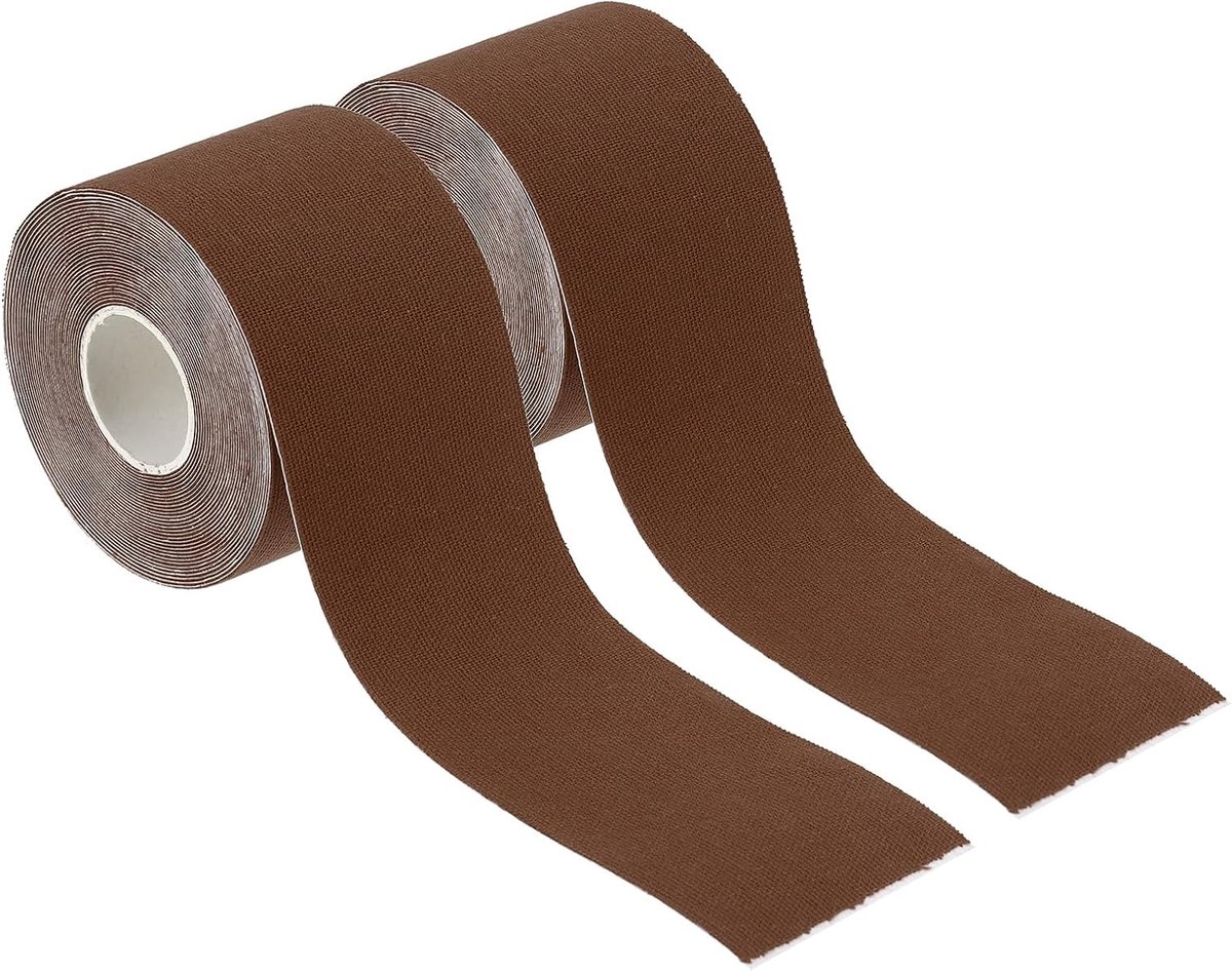 Velgenband voor vliegtuig, 10 m x 5 cm, antislip, voor yoga en gymnastiek, bruin