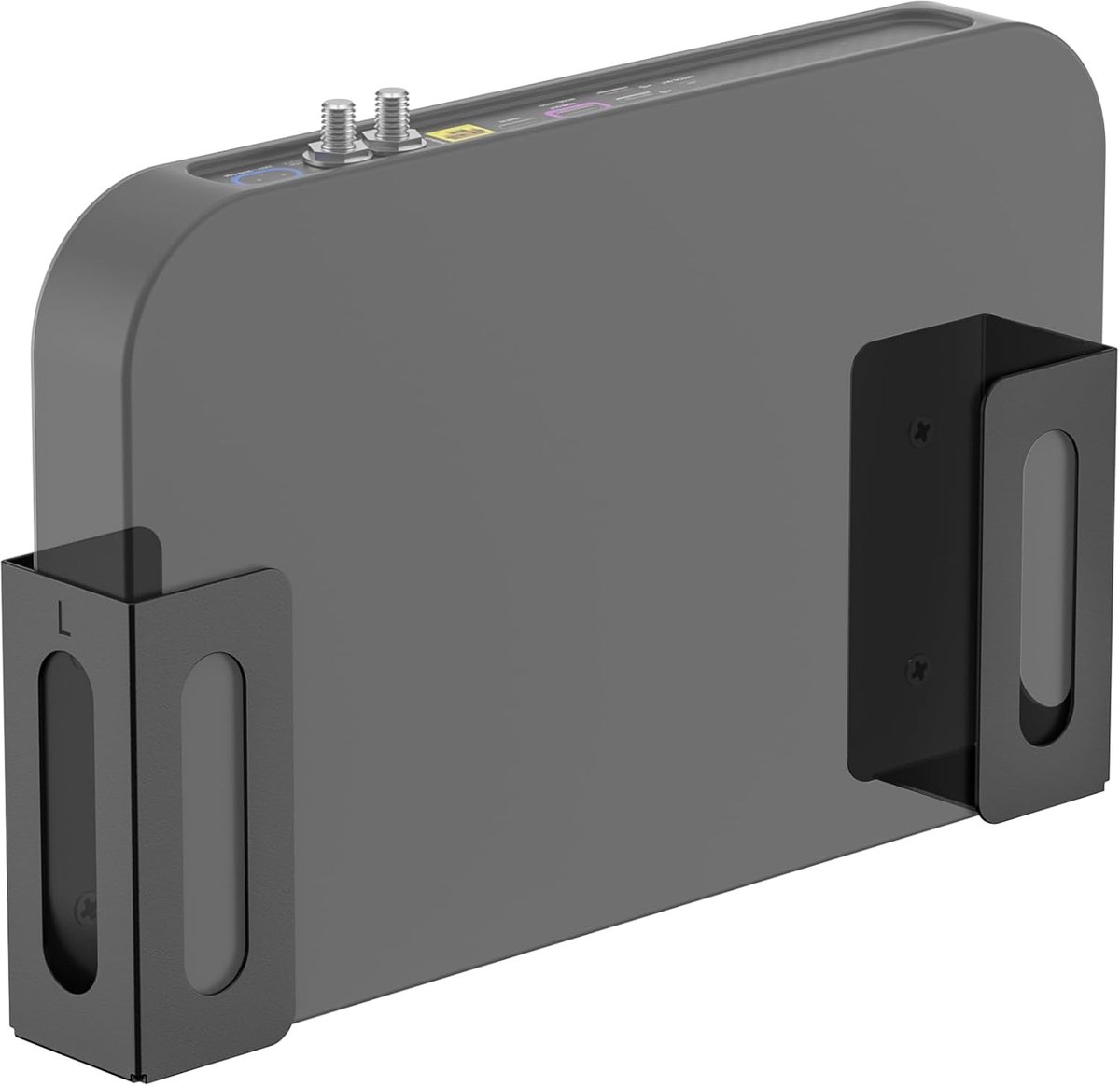 Wandmontagebeugel voor Sky Q 1TB/2TB & Sky Q Mini Box wandhouder, horizontaal en verticaal verstelbare wandbeugel voor Sky Q Box, wandhouder met efficiënt warmteafvoerdesign, 1 stuk