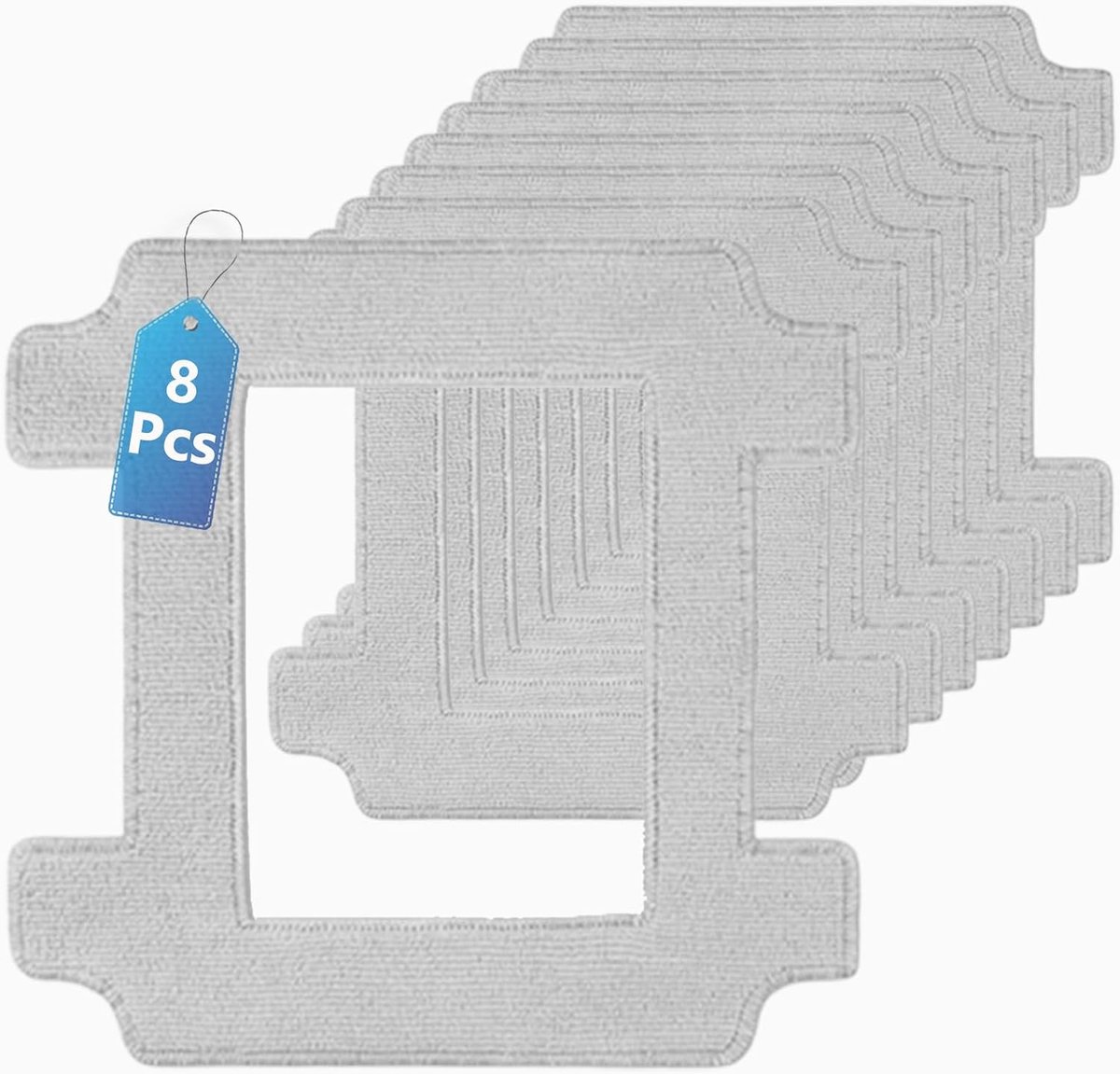 8 stuks reinigingspad voor ECOVACS WINBOT W2S / W2S Omni raamreinigingsrobot, reinigingsdoekjes voor robots, herbruikbaar & wasbaar