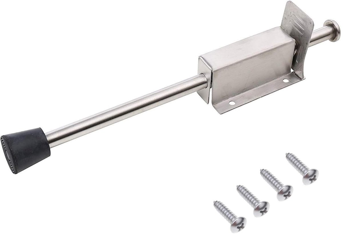 SolidKeus - Deurstopper met Pedaal van Roestvrij Staal