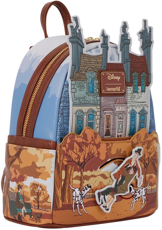 Loungefly - 101 Dalmatians / Dalmatiërs - Roger & Anita Scene Mini Backpack - Disney Rugzak