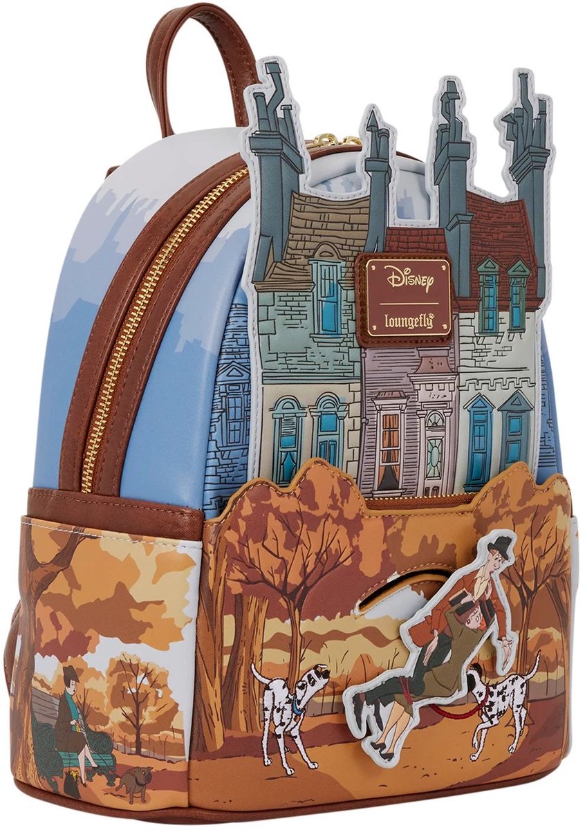 Loungefly - 101 Dalmatians / Dalmatiërs - Roger & Anita Scene Mini Backpack - Disney Rugzak