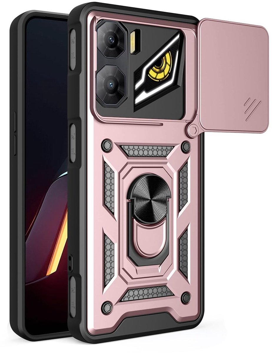 SolidKeus - Ultra Dunne Shockproof Case met Camera Bescherming voor Smartphone