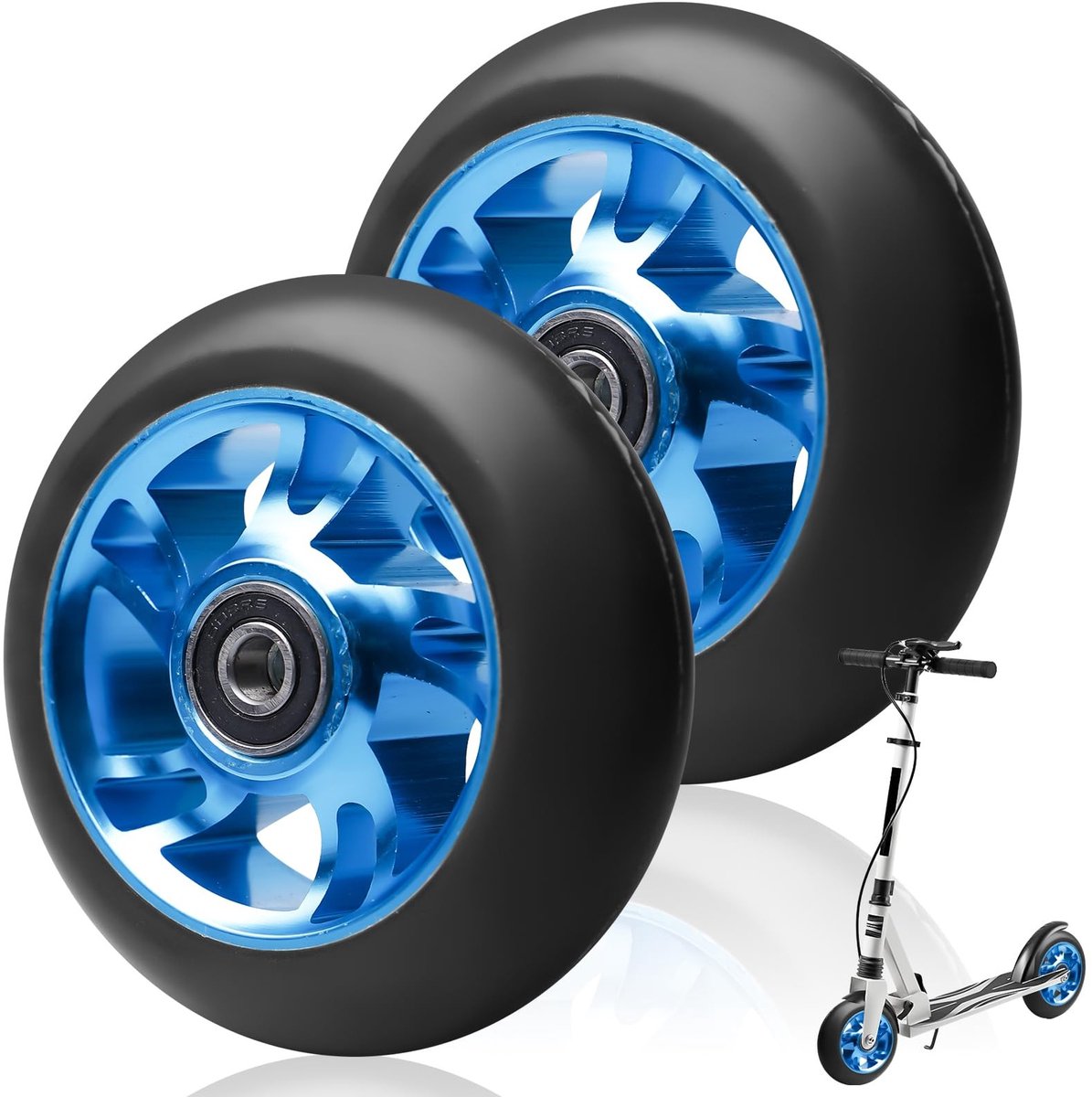 SolidKeus - Set van 2 Stunt Scooter Wielen 100 mm met ABEC-11 Lager