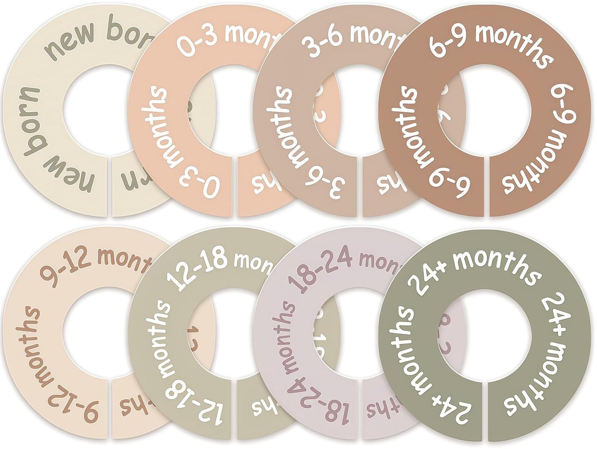 SolidKeus - Baby Kleding Hangers Scheiding voor de Kleerkast