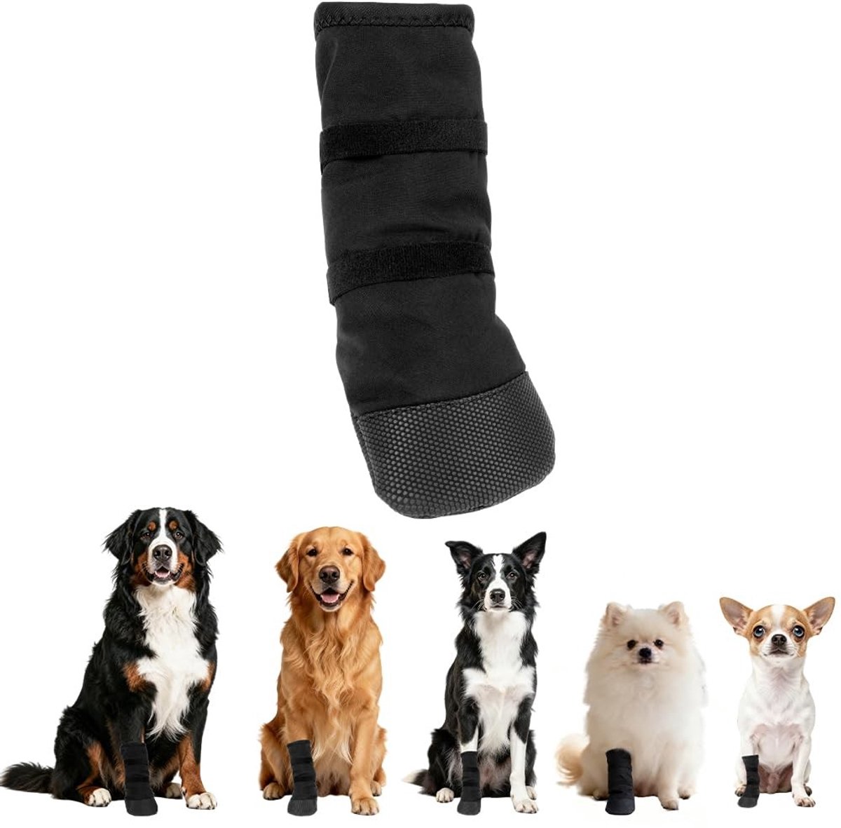 SolidKeus - Honden Schoenen met Pootbescherming, Antislip