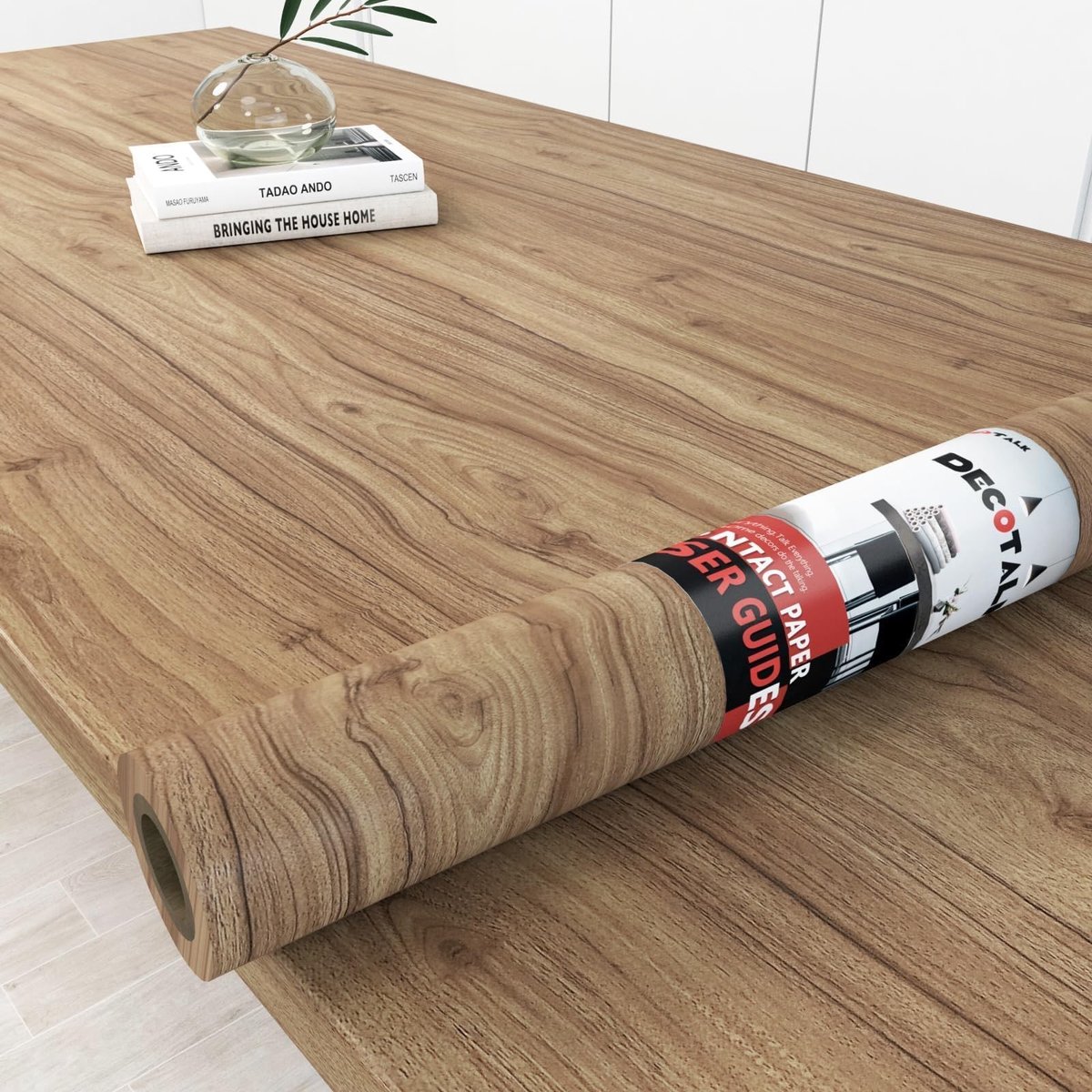 SolidKeus - Zelfklevende Houtlook Folie Donker 40 x 300 cm