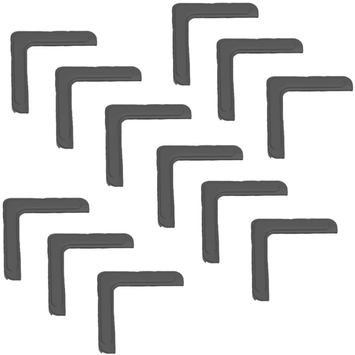 SolidKeus - Set van 12 Hoekbeschermers van Siliconen