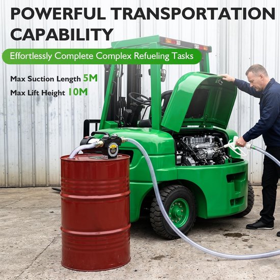SolidKeus - Draagbare Dieselpomp met 50 L/Min Capaciteit — afbeelding 4