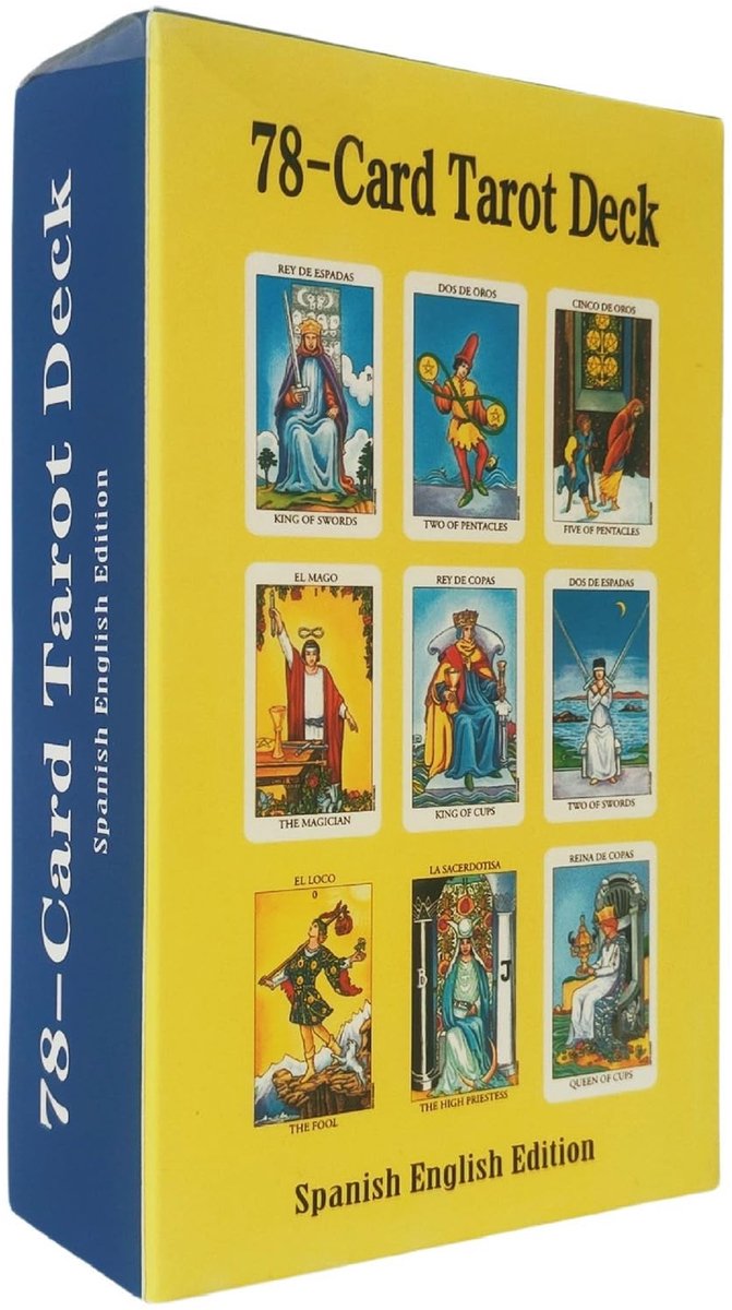 SolidKeus - Tarotkaarten Deck voor Toekomstvoorspelling en Spel, 78 Stuks