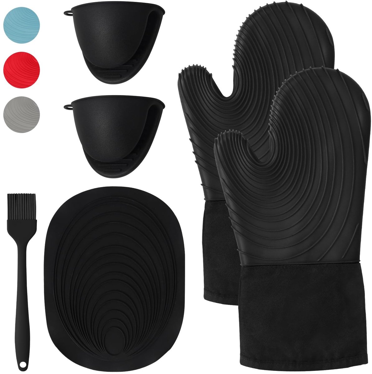 SolidKeus - Silicone Ovenhandschoenen, Warmtebestendig en Comfortabel