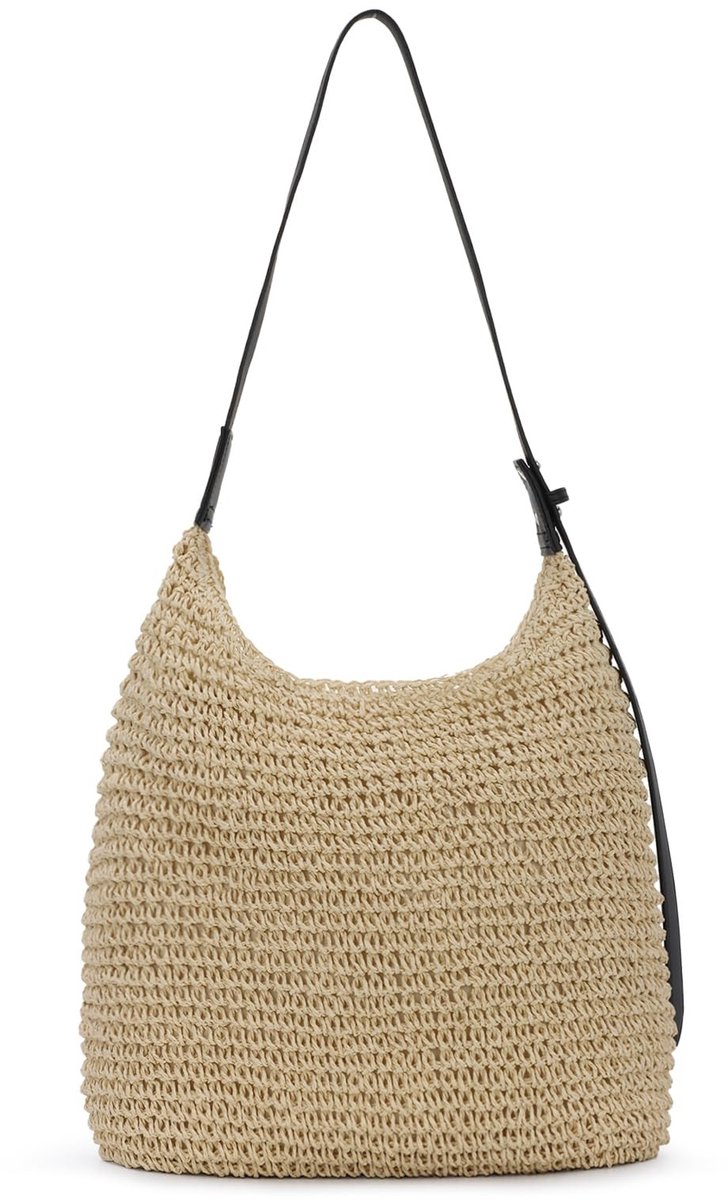 SolidKeus - Chic Stro Crossbody Tas voor Zomer en Vakantie
