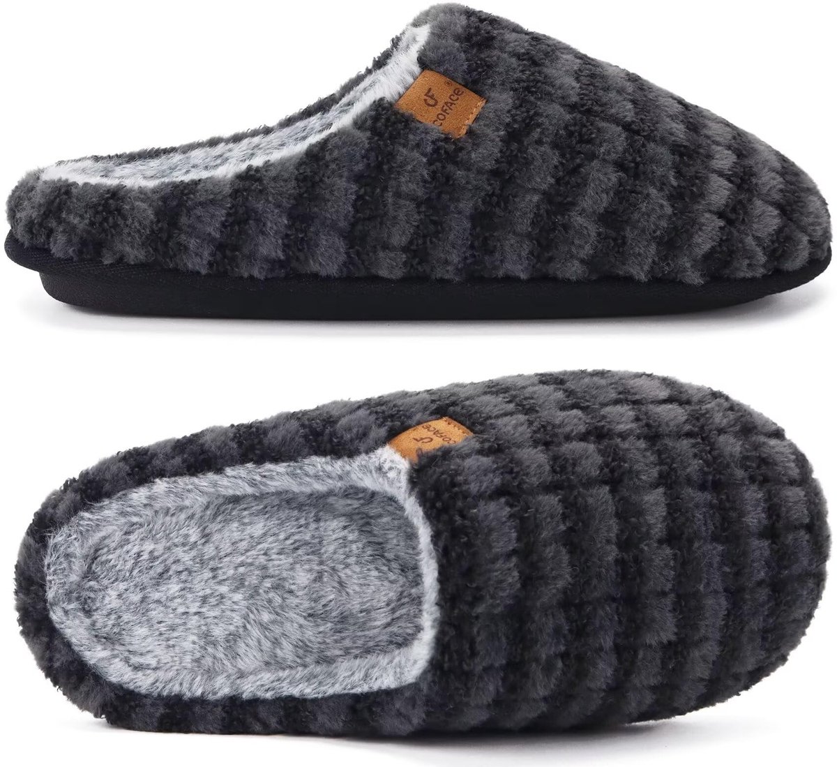 SolidKeus - Heren Huisslippers met Zachte Fleece Voering en Stijlvol Ontwerp