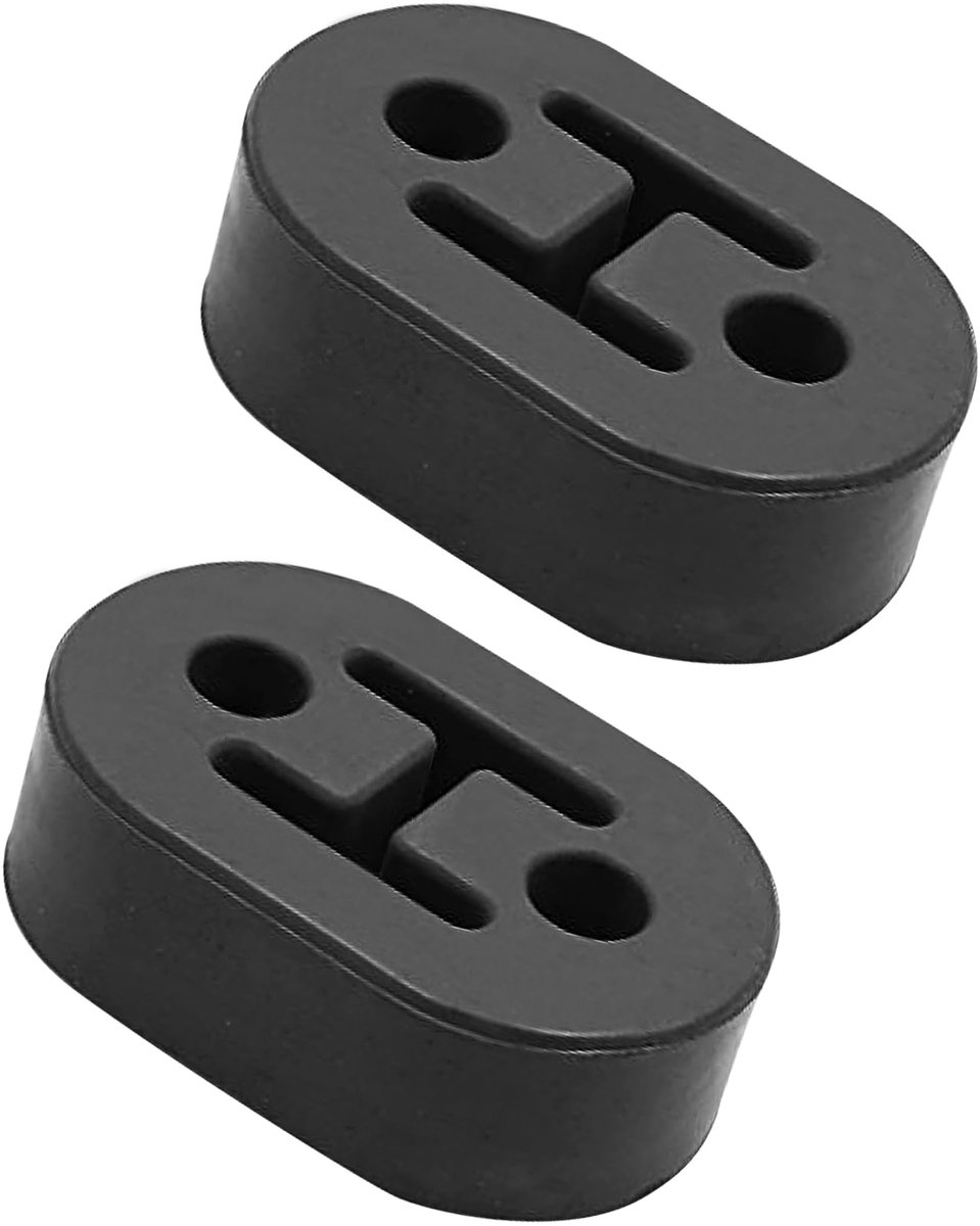 SolidKeus - 2 Stuks Rubber Uitlaat Hangers voor Auto