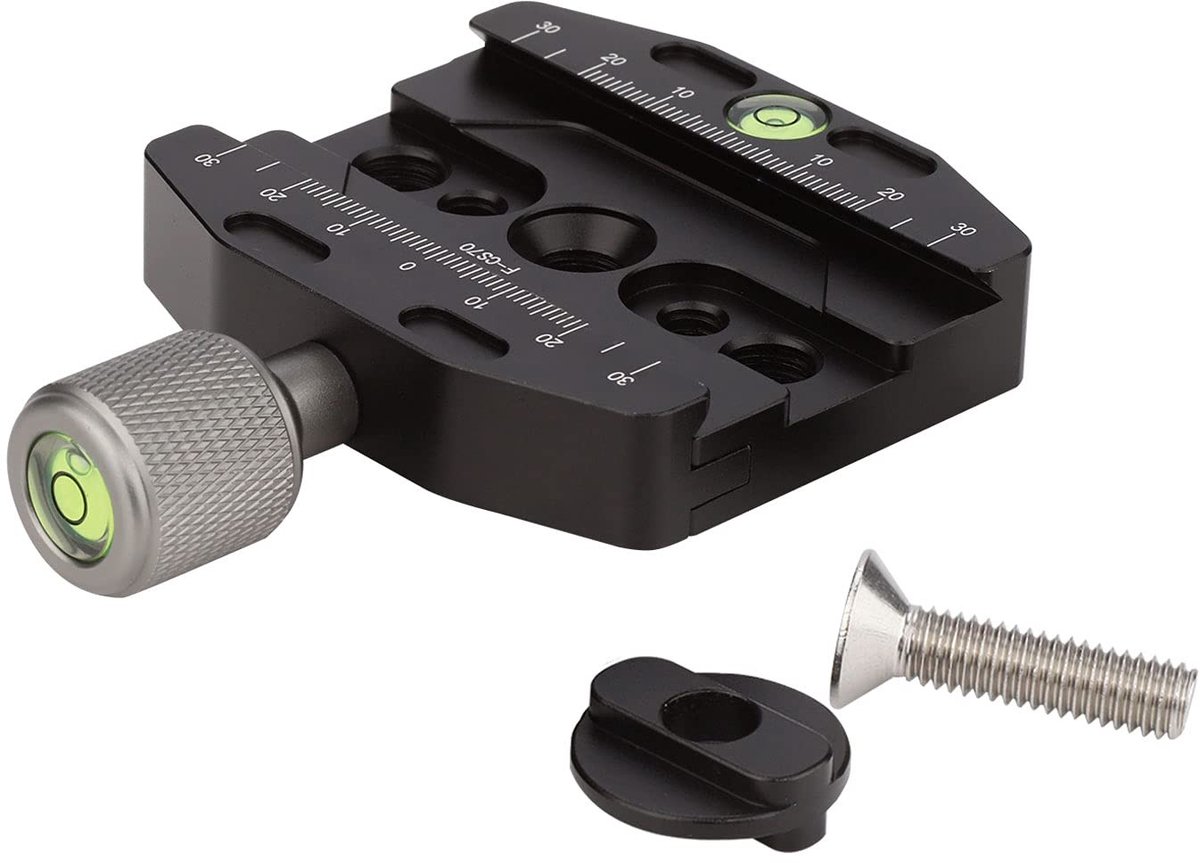 SolidKeus - 70mm Arca-Swiss Compatibele Quick Release Klem voor Manfrotto