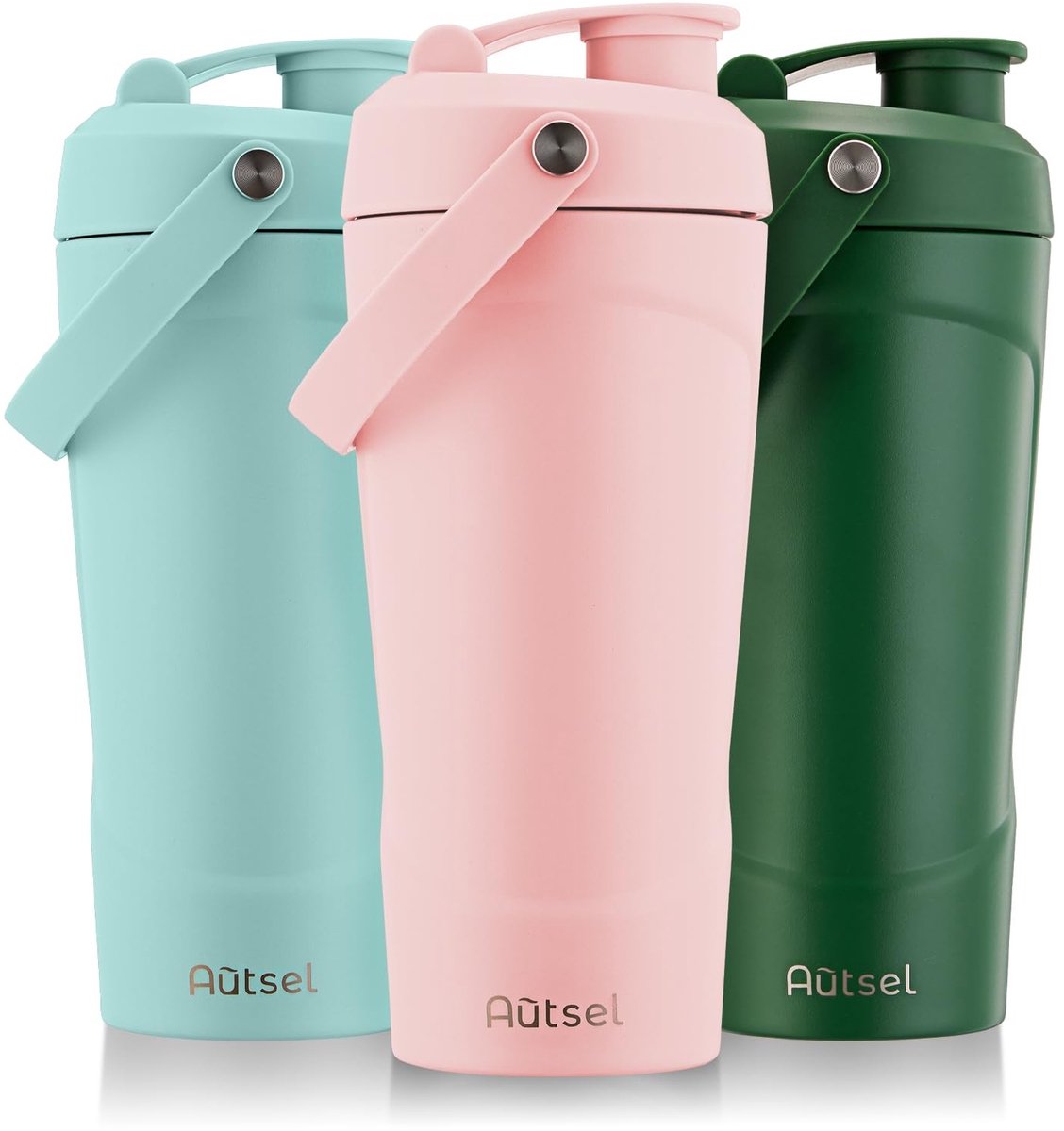 SolidKeus - RVS Protein Shaker 750 ml voor Eenvoudig Mixen zonder Klontjes
