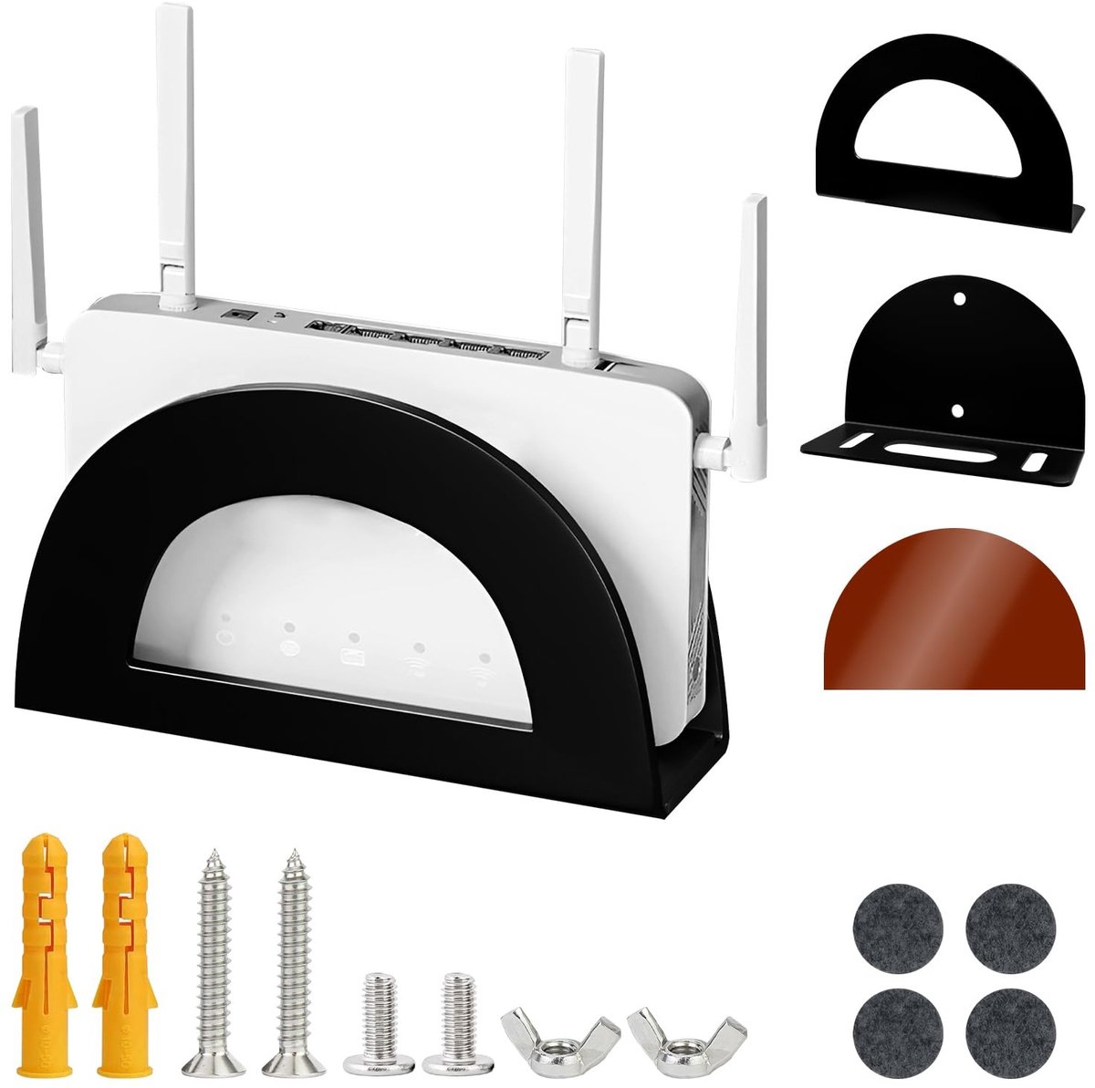 SolidKeus - Router Opslag Box voor Wandmontage
