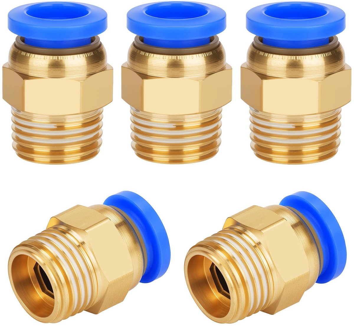 SolidKeus - Pneumatische Verbinder met Snelle Aansluiting (G 1/4 inch x 8mm)