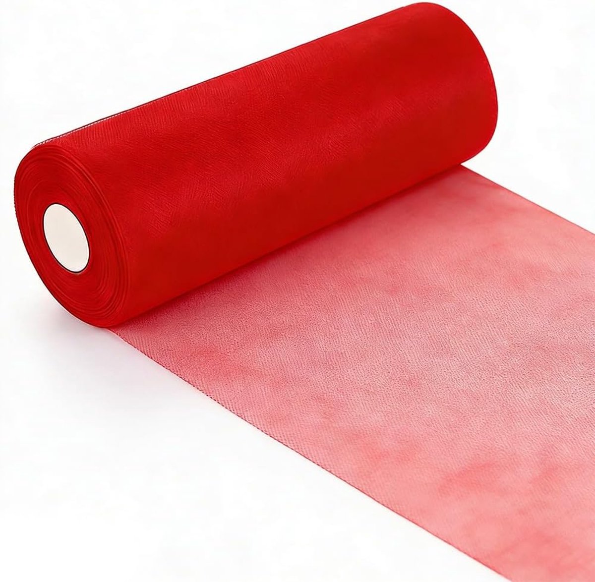 Stof Rol van Organza, 30 cm x 92 m, voor Bruiloft Decoratie, DIY Crafts, Boogjes en Feestdecoratie (Rood)
