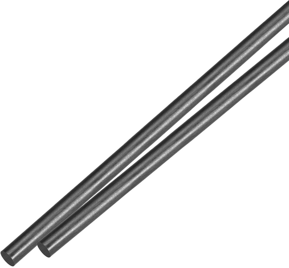 Koolstofvezelstaaf, 7 mm x 300 mm voor RC auto vliegtuig DIY gereedschap vleugelbuis quadcopter arm, verpakking van 2