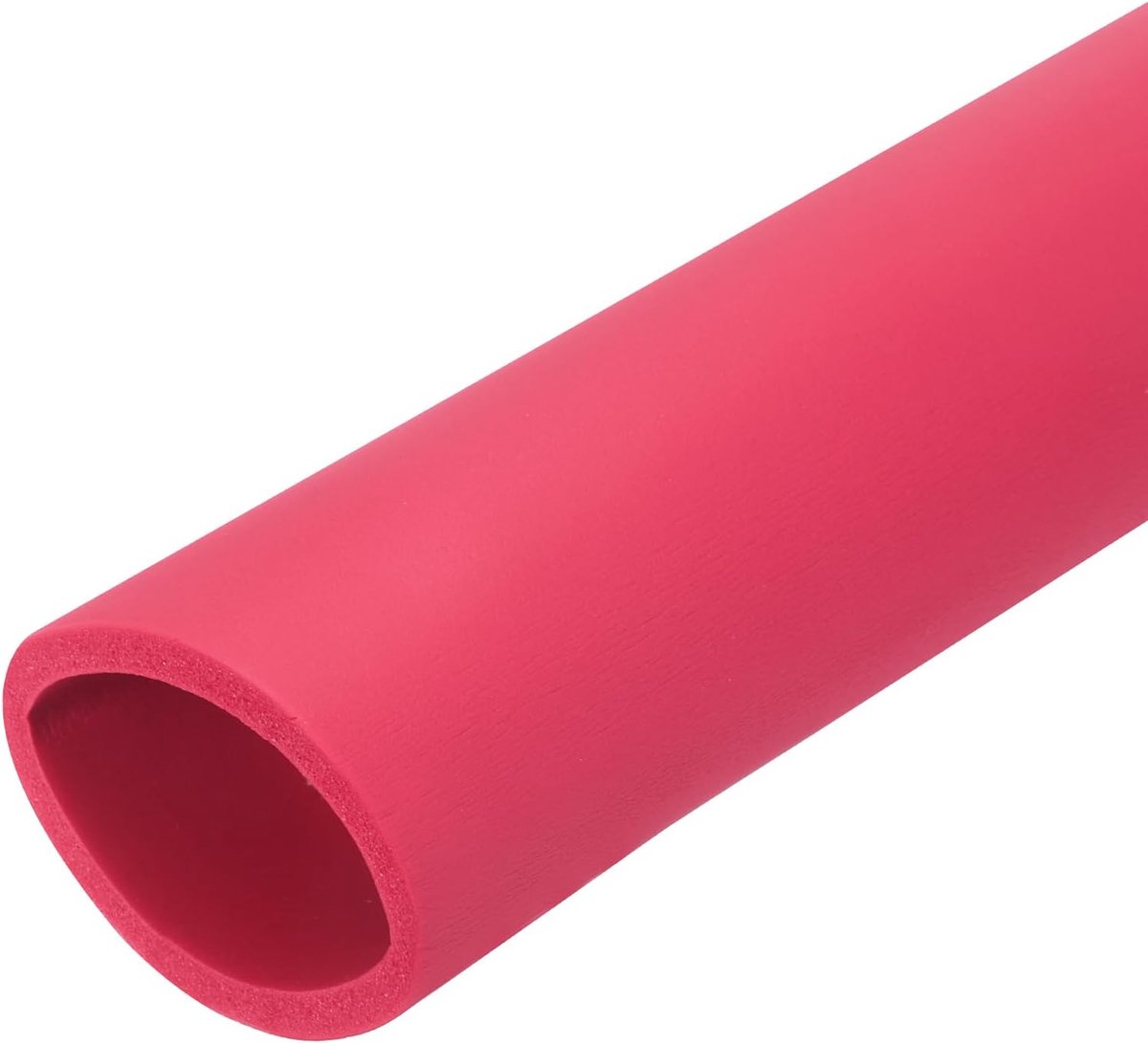 Schuim-isolatiebuis voor isolatiebuizen, buisisolatie, buis 44 mm, ID 54 mm, OD, 20 inch, warmte-opslag voor greephouder, rood