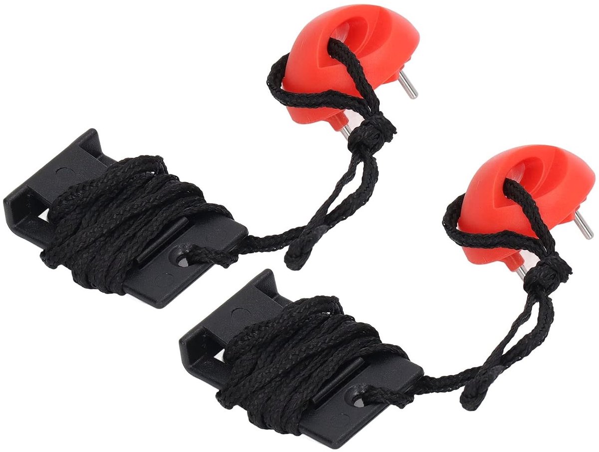 Veiligheids sleutel voor loopband, magnetische schakelaar, 2-delige set, universele compatibiliteit, vervangingsonderdeel voor fitnessapparatuur