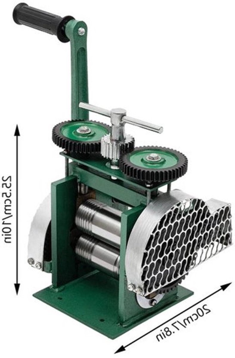 Rolmachine Sieraad – Sieraad Rolmachine – Metaal Rolmachine – Handmatige Rolmachine – Drie-In-Eén Rollersysteem – Hittebehandeld Staal