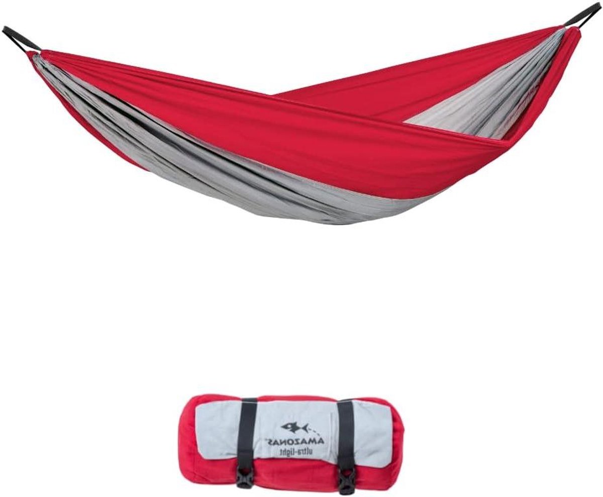 XXL Hangmat - Reishangmat - Outdoor Ontspanning - Ultralicht Parachutezijde - 320x230 cm - Groen