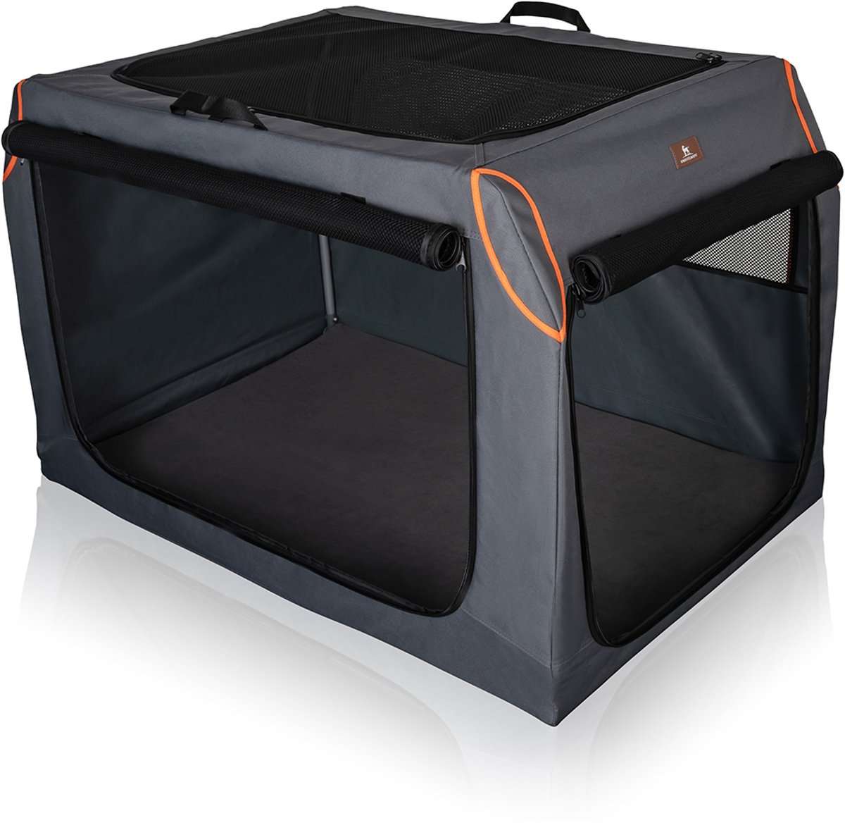 Knuffelwuff opvouwbare hondenbench auto transportbox Alverstone met aluminium frame voor de kofferbak XXL 106x71x69 cm