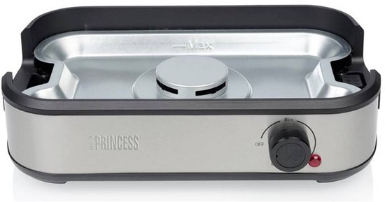 Princess Table Chef Purify - 103215 - Tafel BBQ - 35 x 21 cm - Tafelgrill en Barbeque met Luchtfiltersysteem - Ingebouwde Afzuiging - Tot 260 Graden - PFAS Vrij -1800 W van Merkloos — afbeelding 4