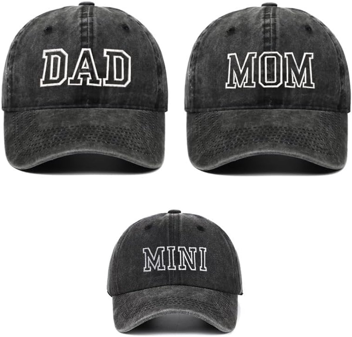 Honkbalpet DAD Mama MINI Ouder-Kind Baseball Caps Unisex Vintage Basecap Klassieke Katoenen Baseball Cap Verstelbare Baseballpet Familie Hoed Set voor Outdoor