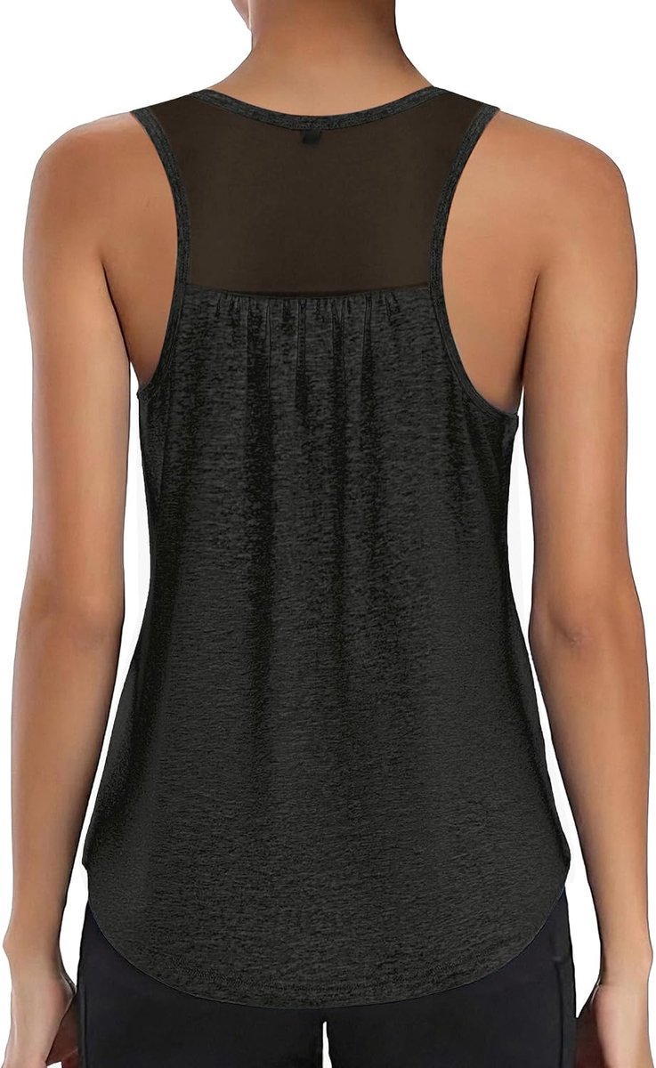 Sport tank top fitness gym losse running yoga top zomer katoen workout mouwloos pilates loopshirt S-3XL